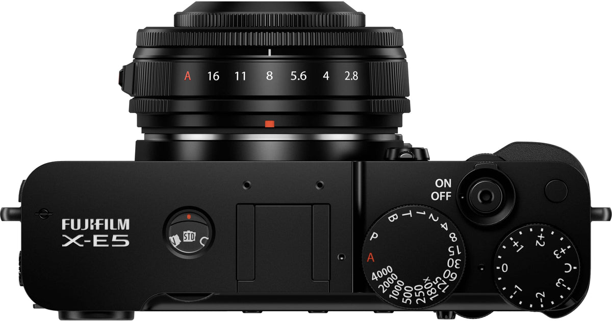 Fujifilm - X-E5 Body with XF23mmF2.8 Lens Kit - Black