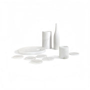 10 Pieces Luxury Natural Marble Dining Room Accessories Set
