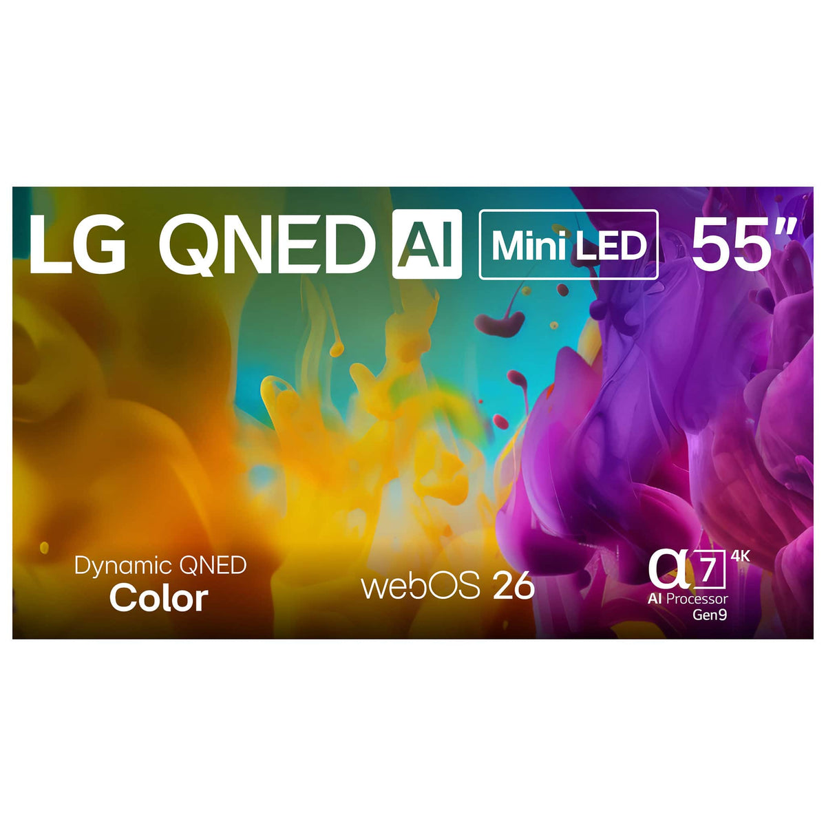 LG - 55" Class 7S Series QNED AI Mini LED 4K Smart webOS TV (2026)