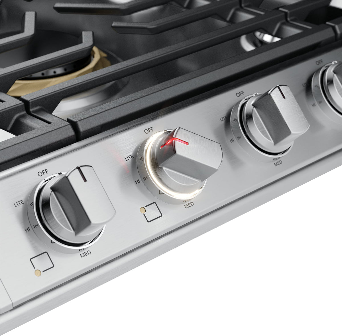 Frigidaire - 30" Gas Cooktop - Stainless Steel