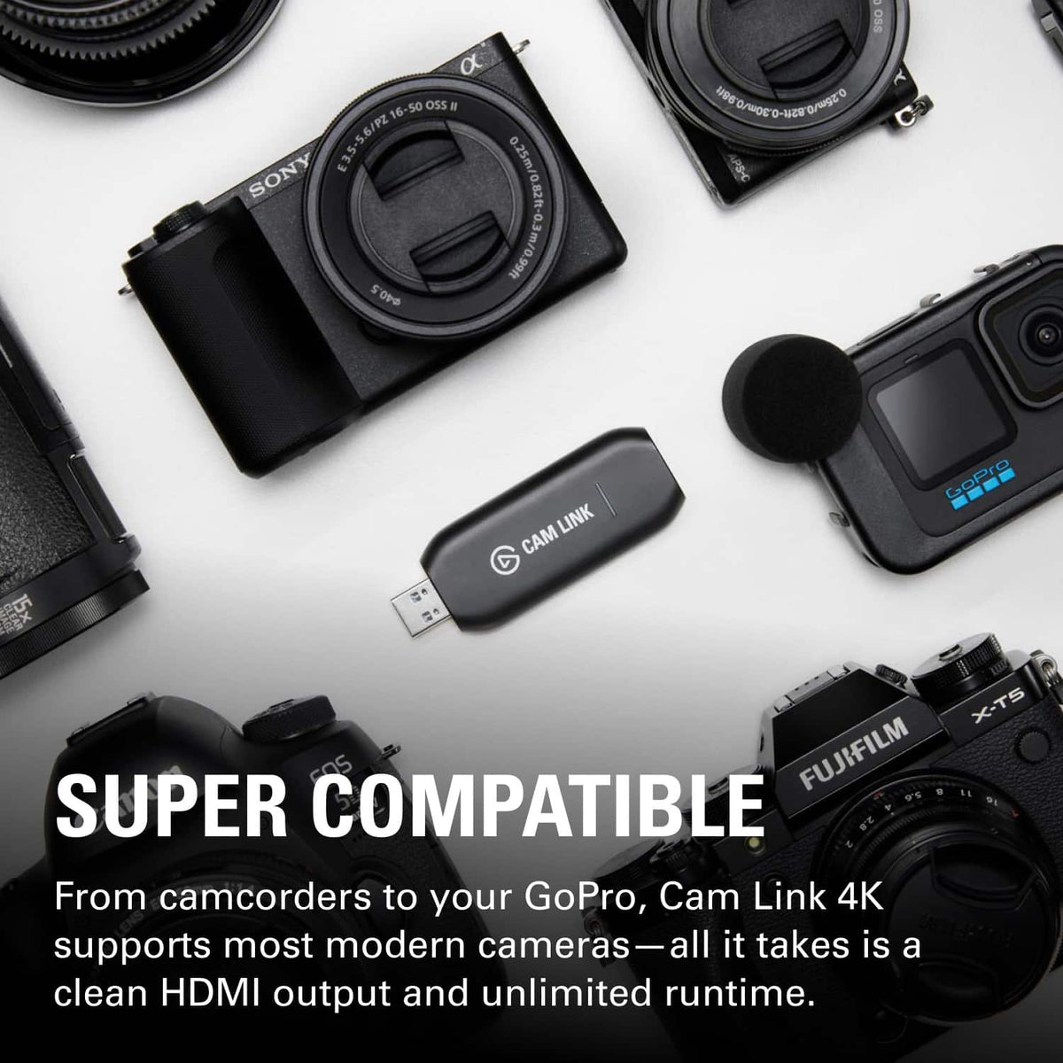 Elgato - Cam Link 4K – Windows & macOS - Black