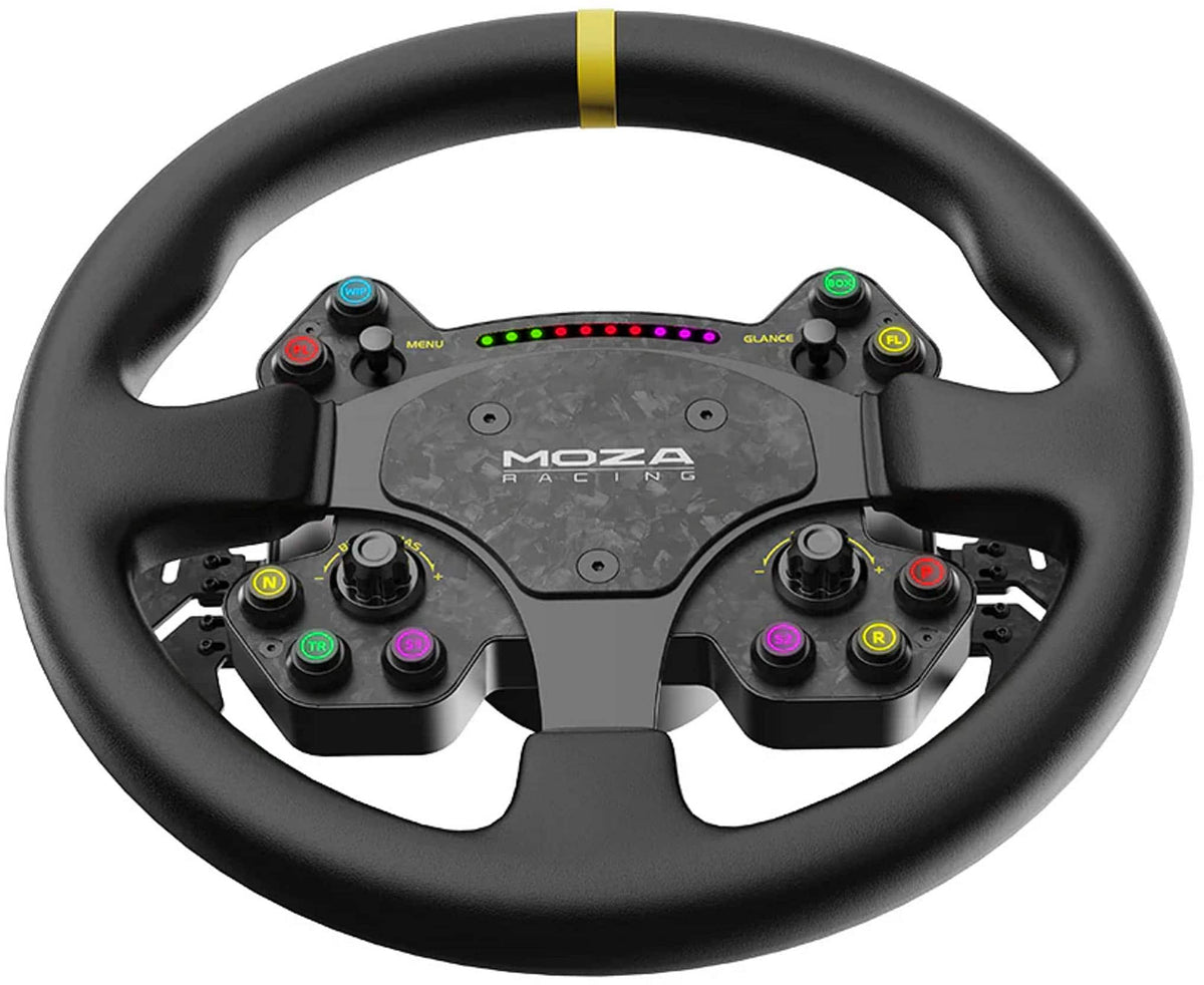 Moza Racing - RS V2 Sim Racing Steering Wheel for Windows - Black