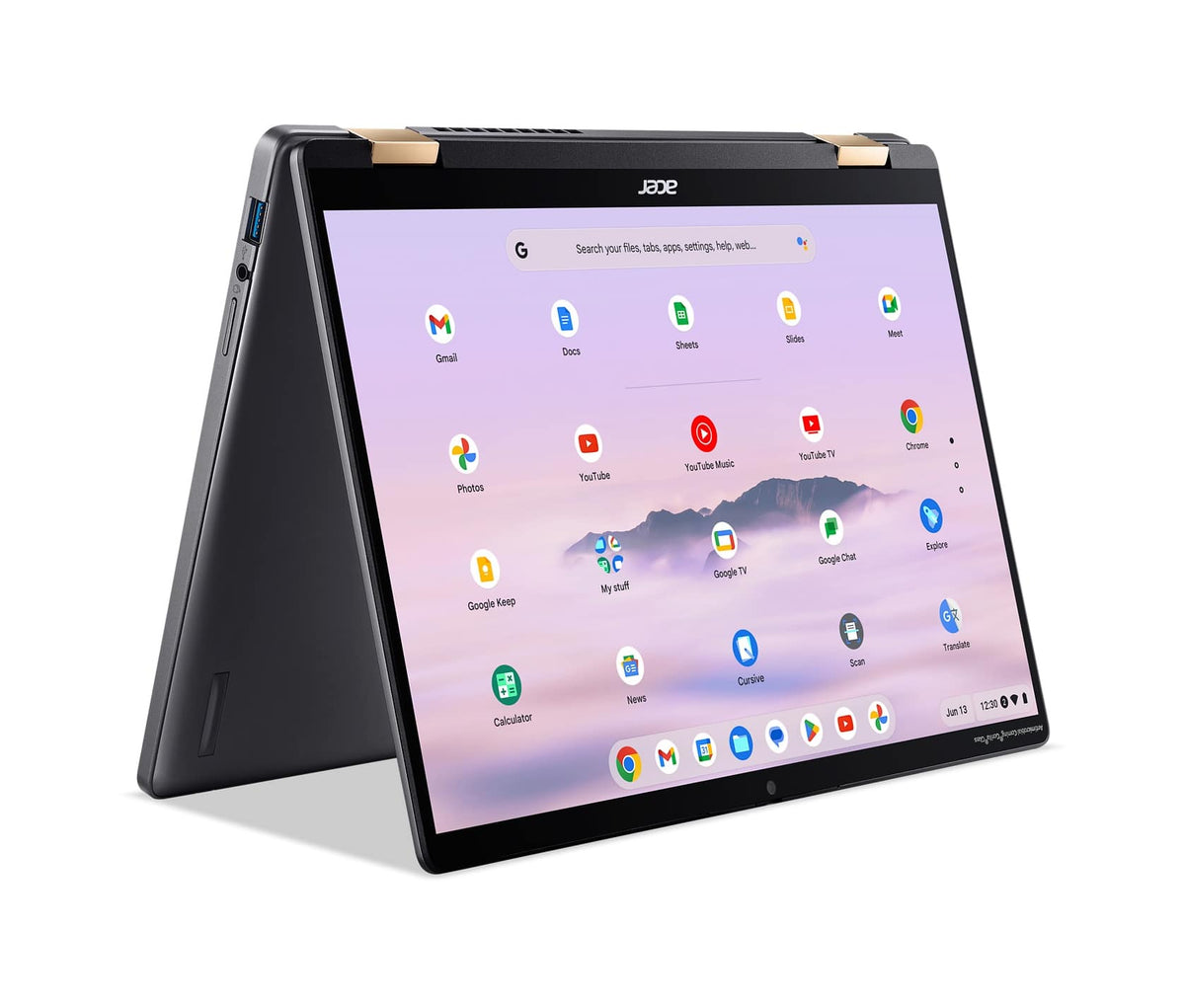 Acer - Chromebook Plus Spin 714 Laptop with Google AI – 14" WUXGA Touch - Intel Core Ultra 5 115U – 8GB LPDDR5 – 256GB SSD - Steel Gray