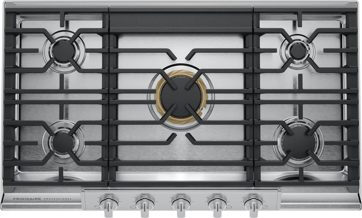 Frigidaire - 36" Gas Cooktop - Stainless Steel