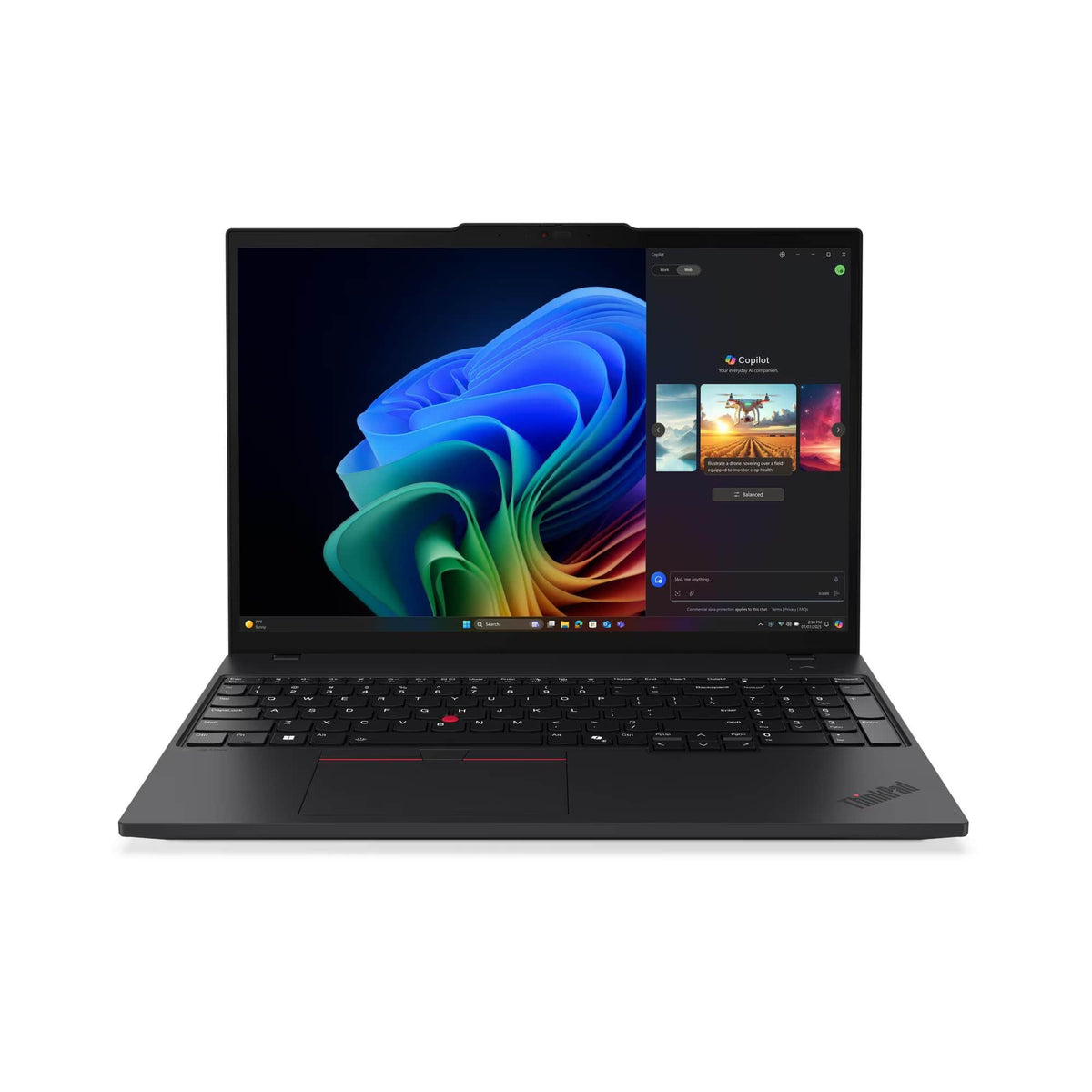 Lenovo - ThinkPad T16 Gen 4 16" Touch - Screen Laptop - AMD Ryzen AI 7 PRO 350 with 32GB Memory - 512GB SSD - Black