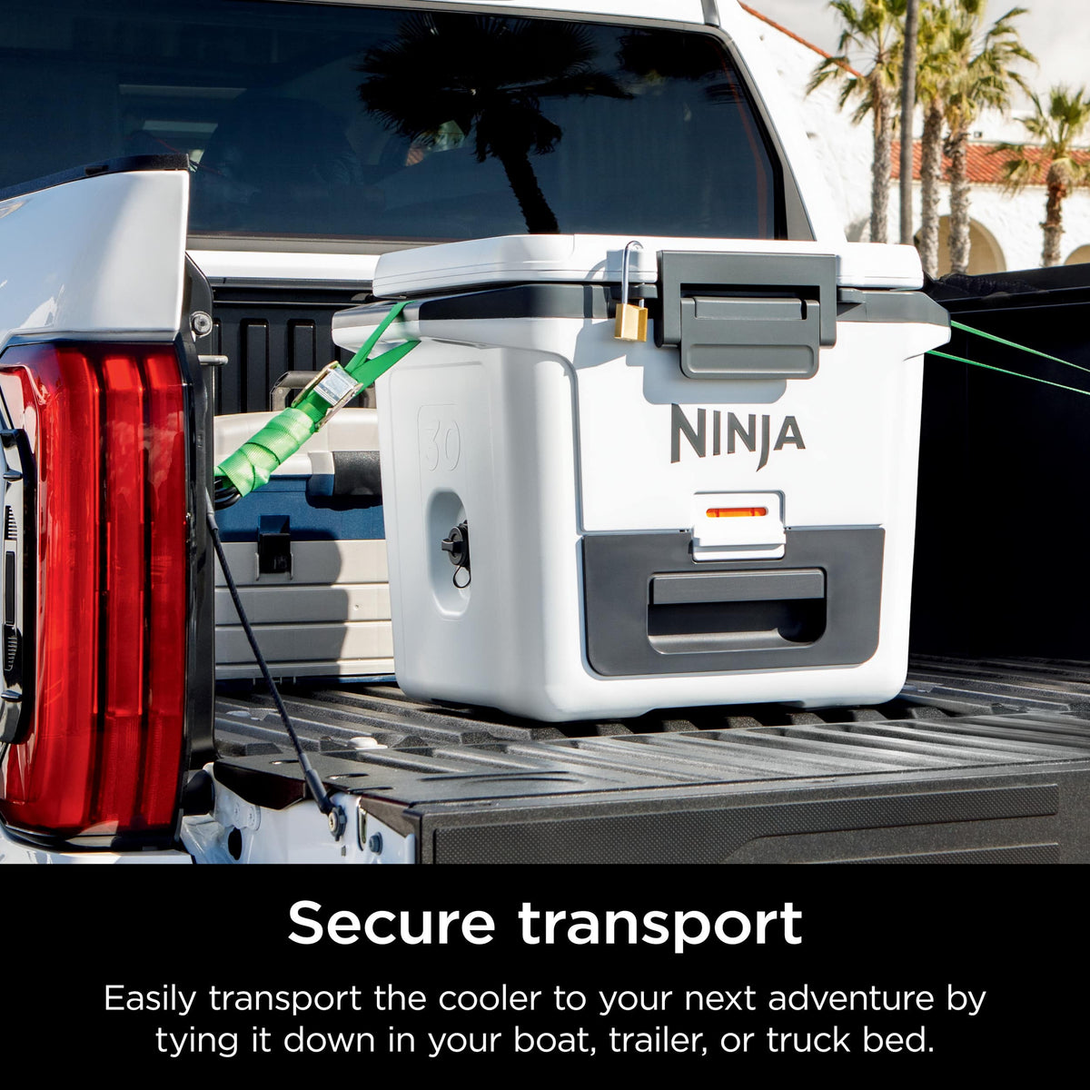 Ninja - FrostVault 30qt Hard Cooler with Dry Zone - Cloud White