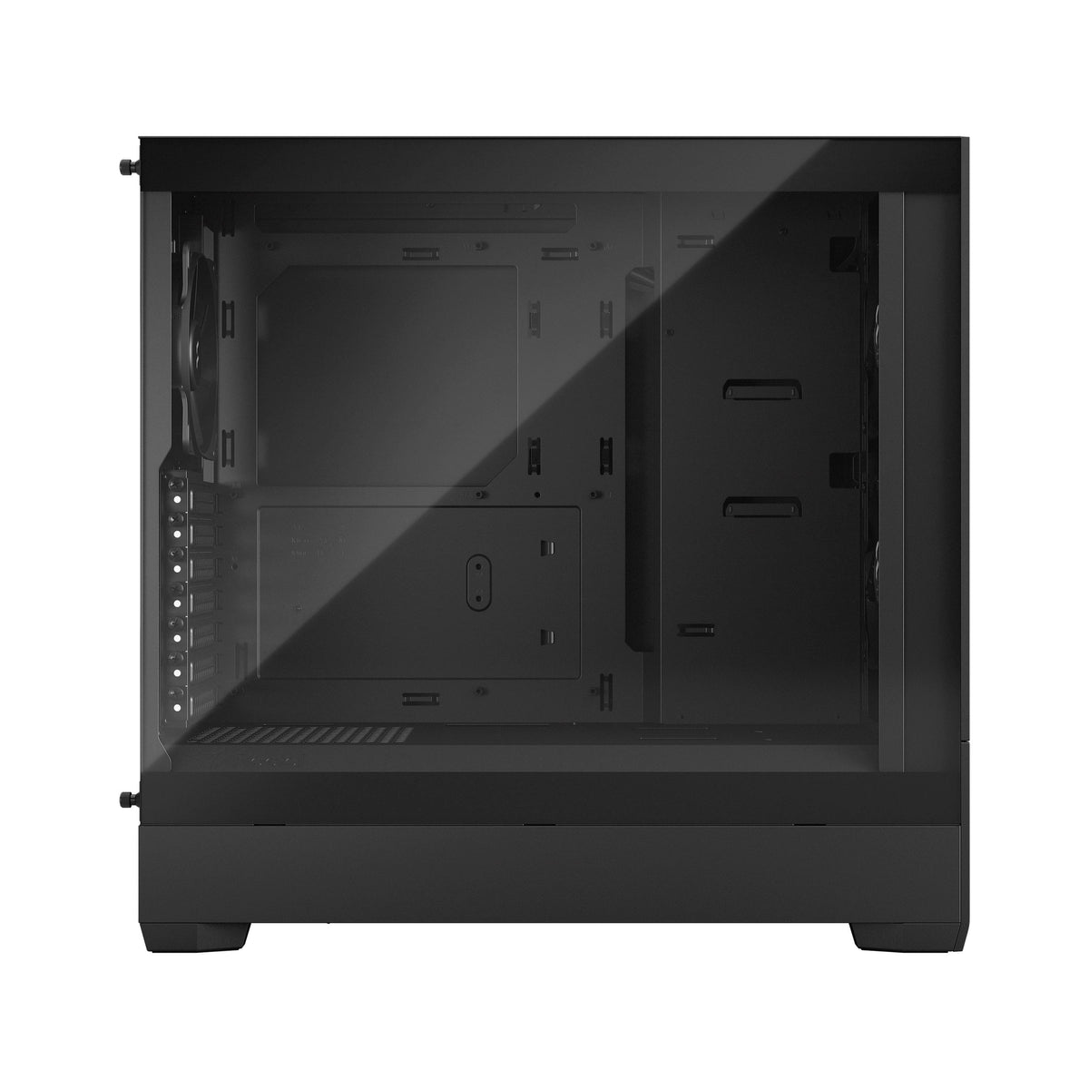Fractal Design - Pop Air Black TG ATX High-Airflow Clear Tempered Glass Window Mid-Tower PC Case - Black