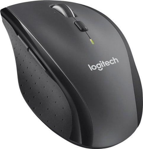 Logitech - M705 Marathon Wireless Optical Mouse with 5 Programmable Buttons - Wireless - Black