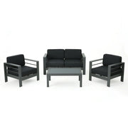 Cape Coral - 4 Pieces Outdoor Patio Chat Set