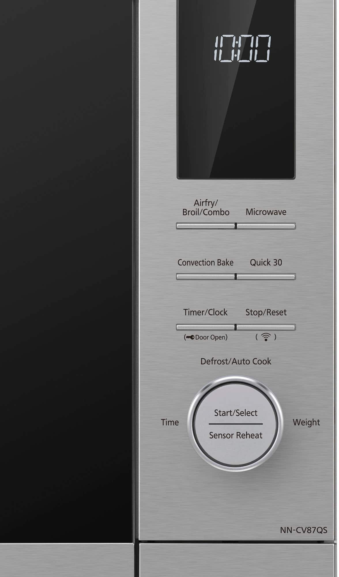 Panasonic - HomeCHEF Connect 4-in-1 Multi-Oven 1.2 Cu. Ft. Microwave, Air Fry, Convection Bake, Broil, with Genius Sensor Cooking - Silver