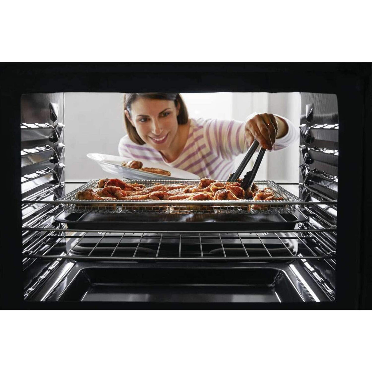 ReadyCook 24" Wall Oven Air Fry Tray for Select Frigidaire Wall Ovens - Silver