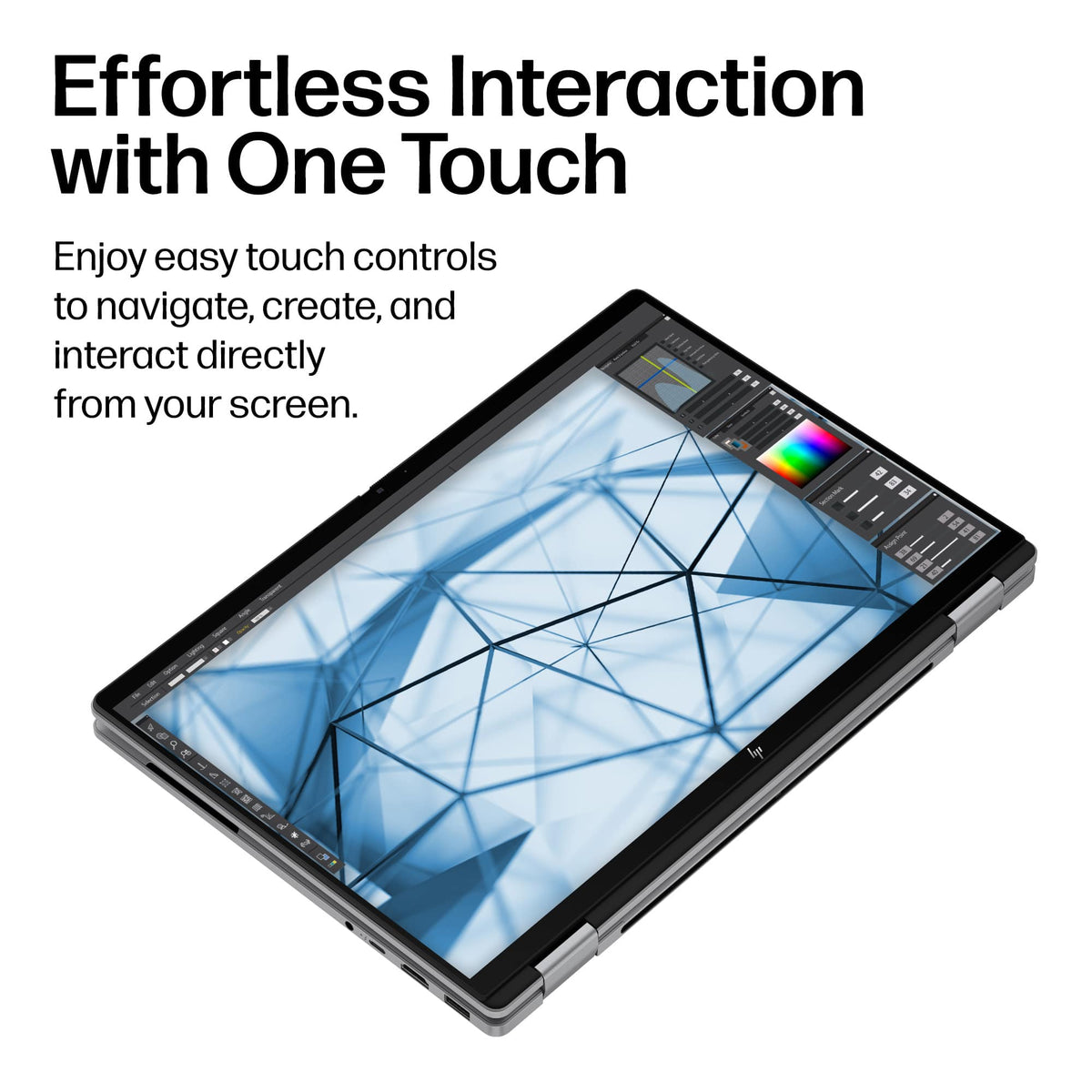 HP - OmniBook X Flip 2-in-1 - 14" 2K OLED Touchscreen Laptop - Intel Core Ultra 7 (2026) - 16GB Memory - 1TB SSD - Copilot+ - Meteor Silver