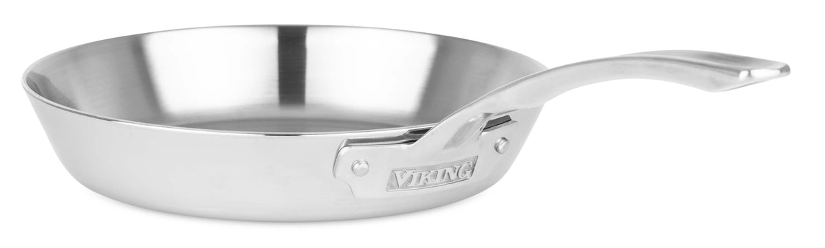 Viking - Contemporary 3 Ply 10 Piece Cookware Set- Mirror - Stainless Steel