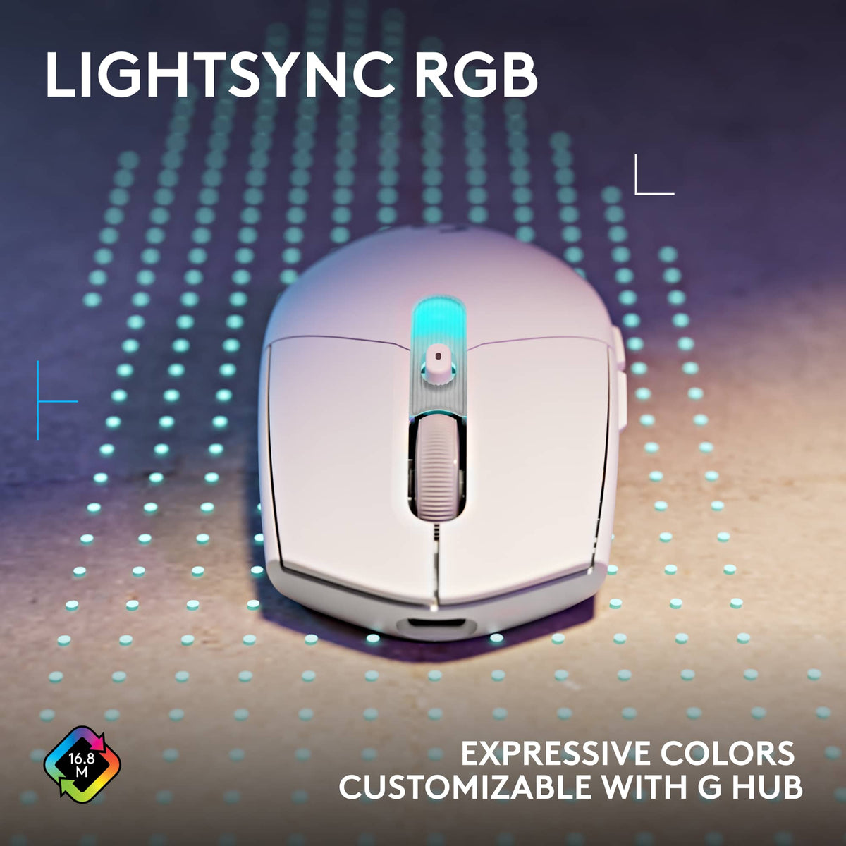 Logitech - G305 X SUPERLIGHT Wireless Bluetooth Gaming Mouse with HERO 44K Sensor and 6 Programmable Buttons for PC/Mac - Wireless - White