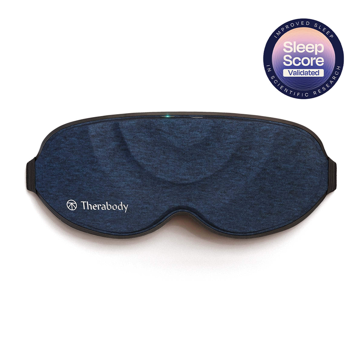 Therabody - SleepMask - Ultra-Comfortable 100% Blackout Eye Mask With Gentle Massaging Vibration - Blue