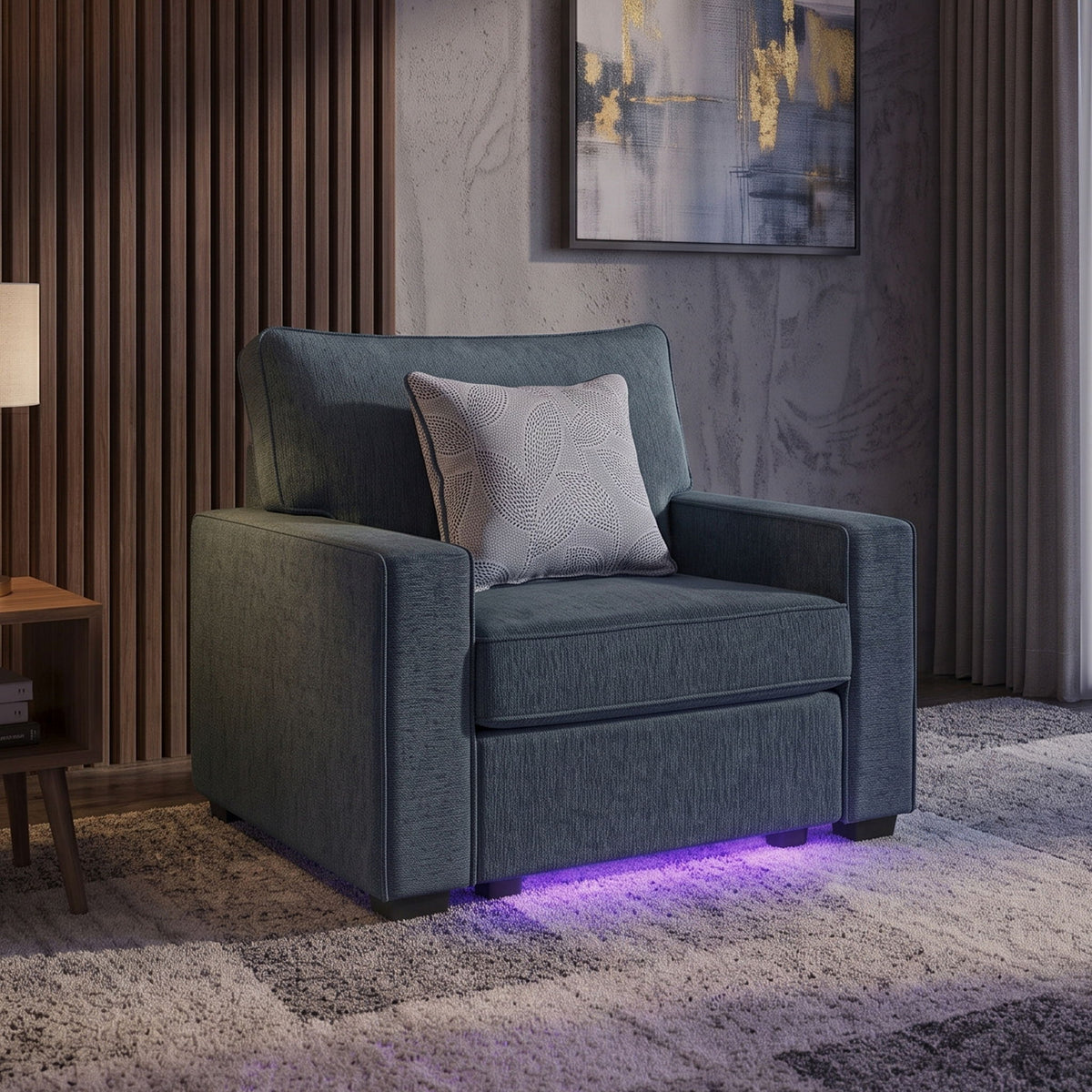 Rita - Sillón con iluminación LED inferior