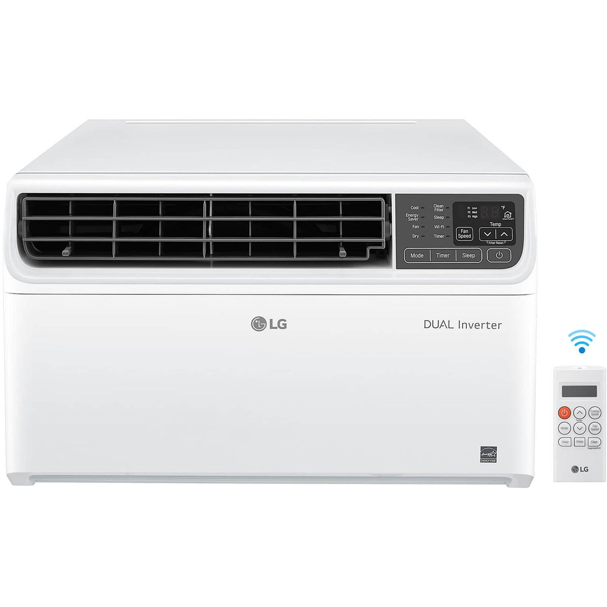 LG - 350 Sq. Ft. 8,500 BTU Smart Inverter Window Air Conditioner - White