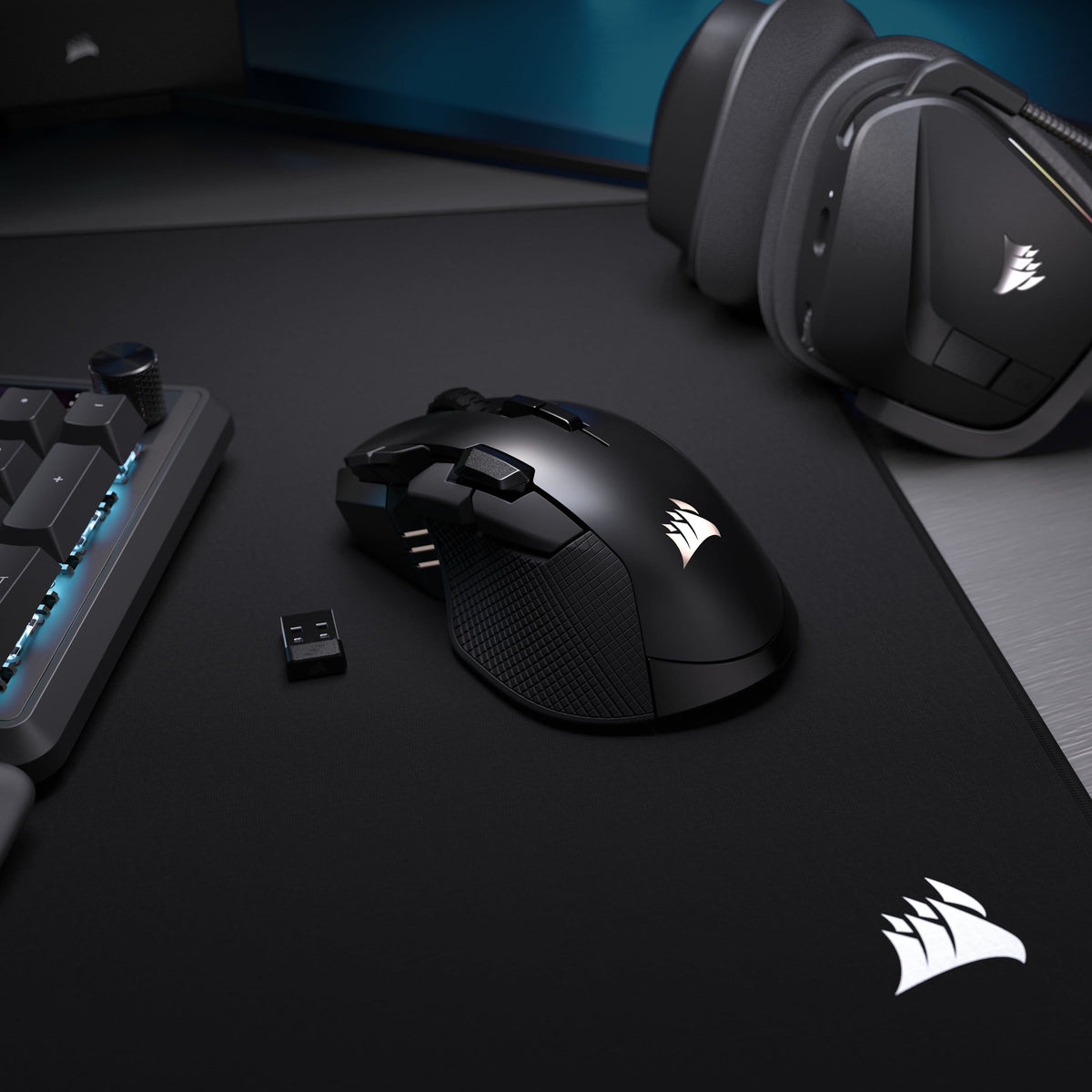 CORSAIR - IRONCLAW WIRELESS SE FPS/MOBA/MMO Optical Gaming Mouse - Wireless - Black