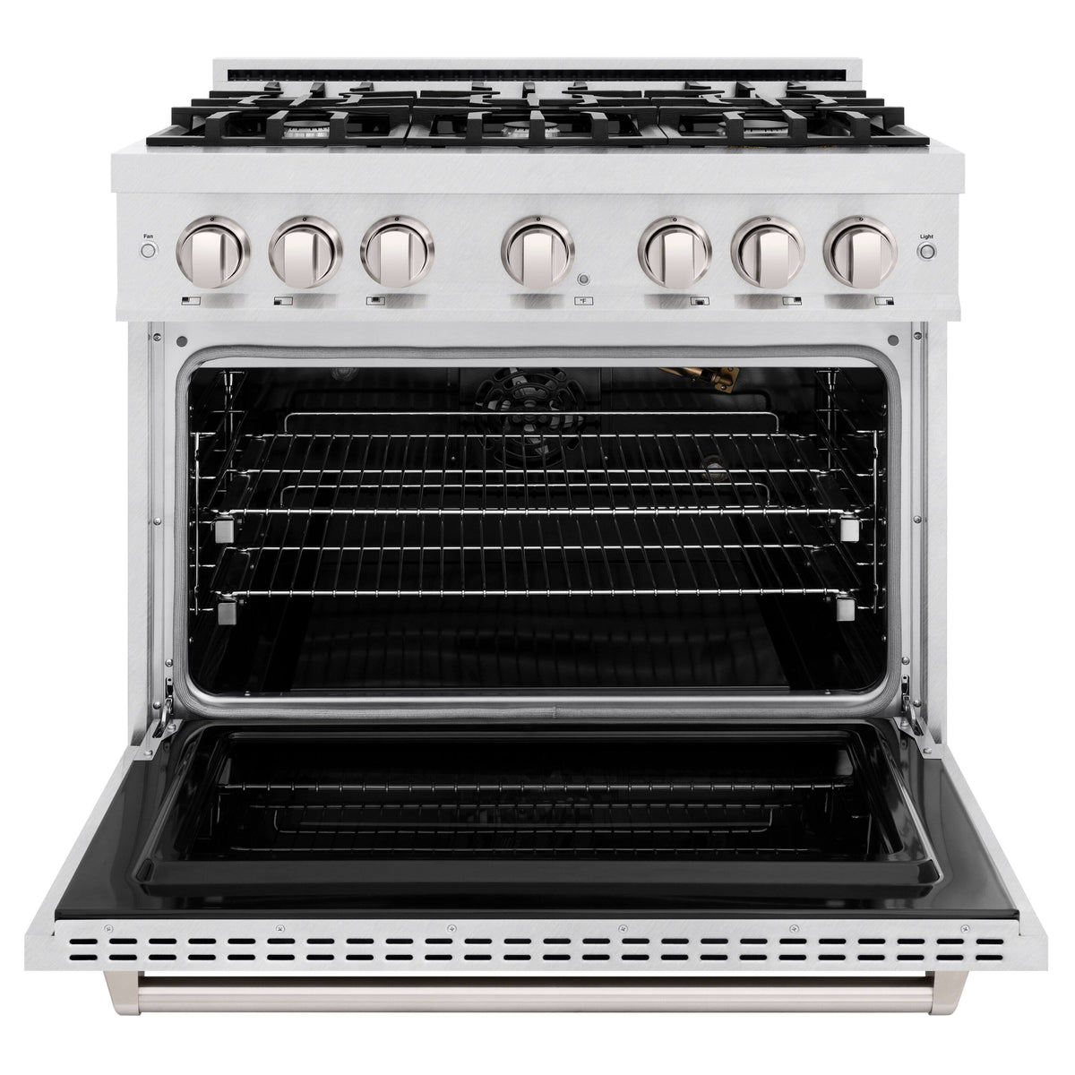ZLINE - 36 in. Wide 6 Burner Classic Gas Range and Convection Oven (CGRS-36) - Stainless Steel