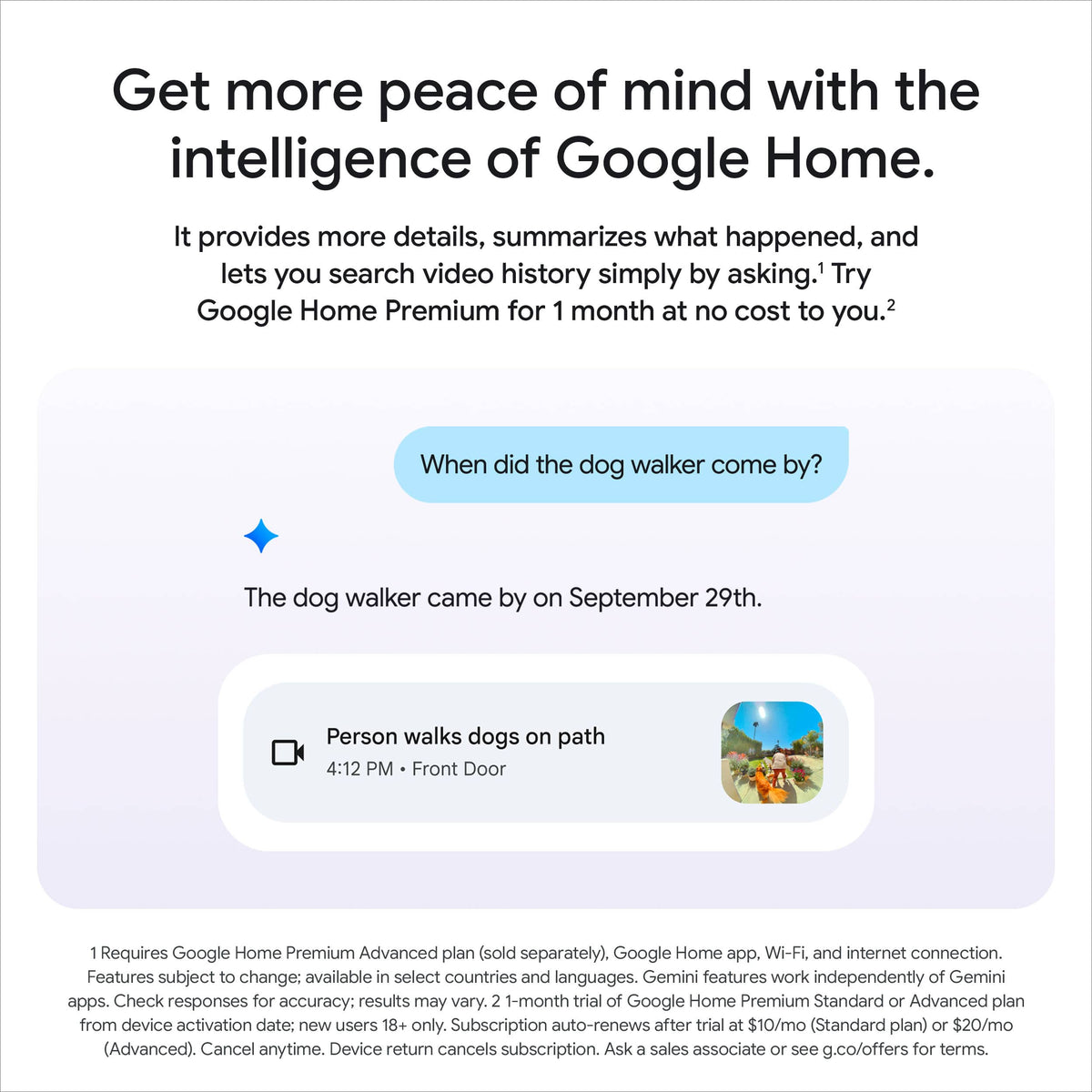 Google - Nest Doorbell (wired, 3rd gen) - Latest Model - 2K Video and Gemini - Linen