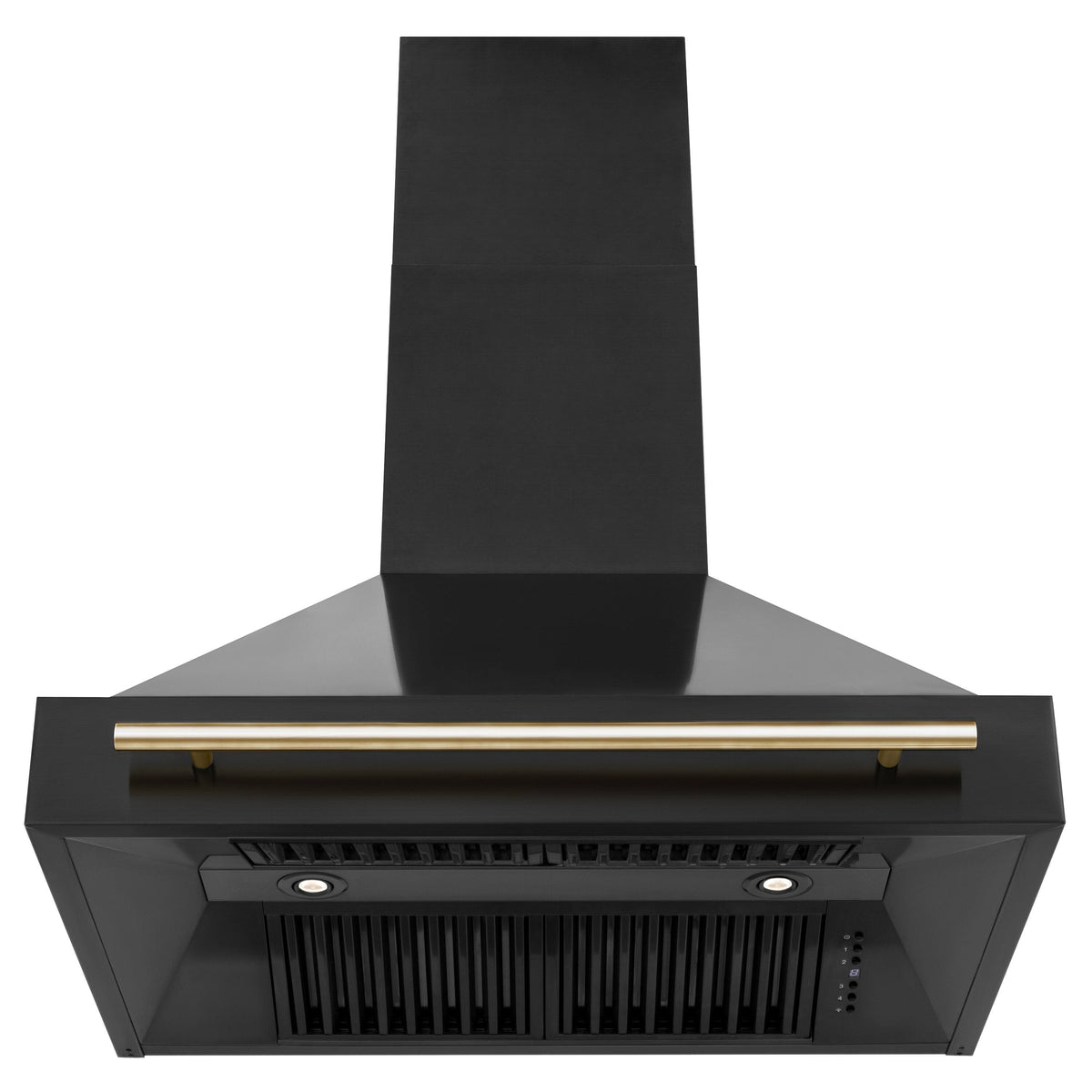 ZLINE - 36 inches - Externally Vented - Wall Range Hood - Black Stainless Steel