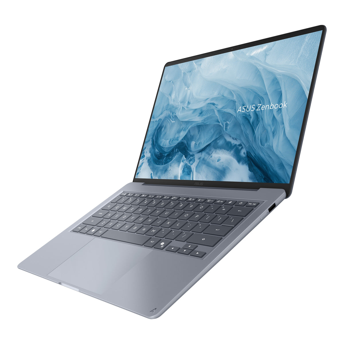 ASUS - Zenbook 14 14" OLED Laptop - Snapdragon X (2026) - 16GB Memory - 256GB Storage - Arctic Blue