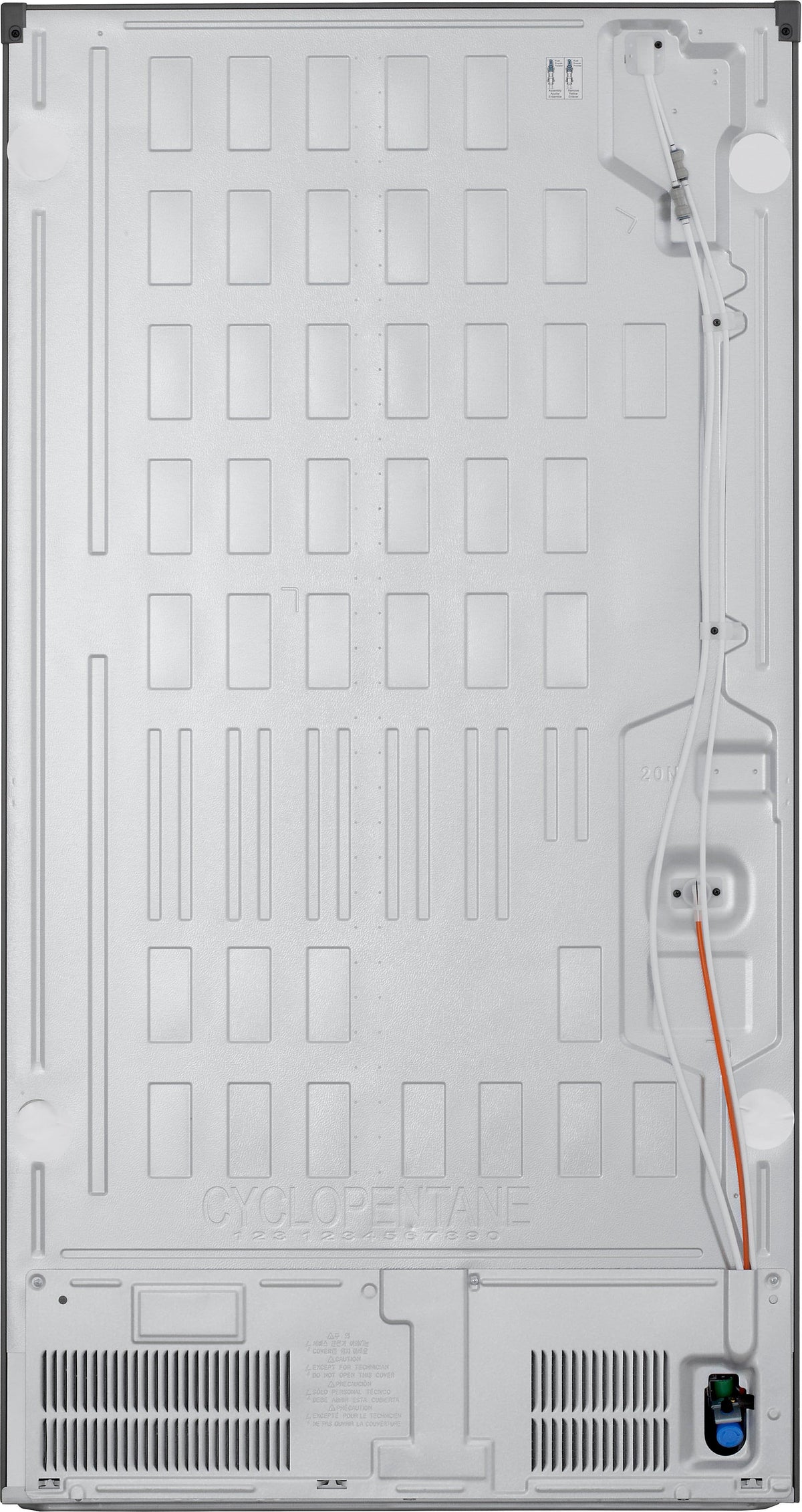 LG - 36-in Wide Counter-Depth MAX 23.7 Cu. Ft. 3-Door Smart French Door Refrigerator with Zero Clearance Hinge System - PrintProof Stainless Steel Look