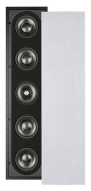 Sonance - R2 SINGLE SPEAKER - Reference 5-1/4" 3-Way In-Wall Rectangle Speaker (Each) - Paintable White