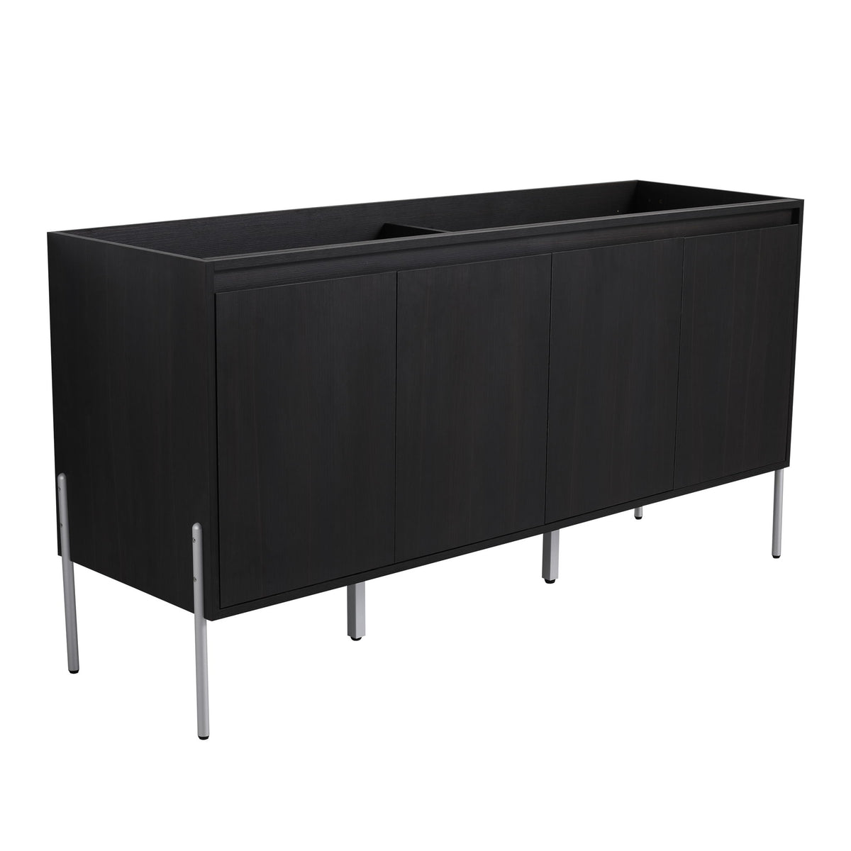 Mueble de baño independiente y puertas de gabinete de cierre suave
