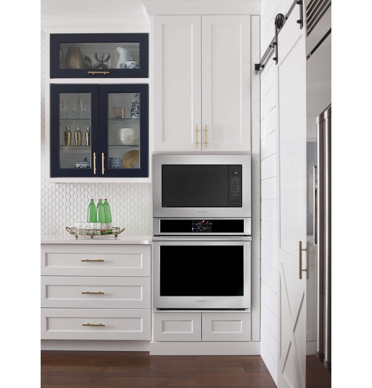 Monogram - 2.2 Cu. Ft. Built-In Microwave with Sensor Cooking and Glass Touch Controls - Stainless Steel