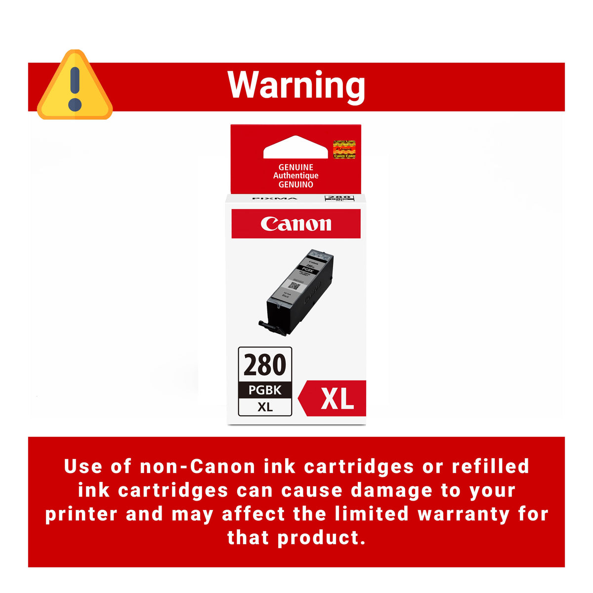 Canon - PGI-280 XL High-Yield Ink Cartridge - Black