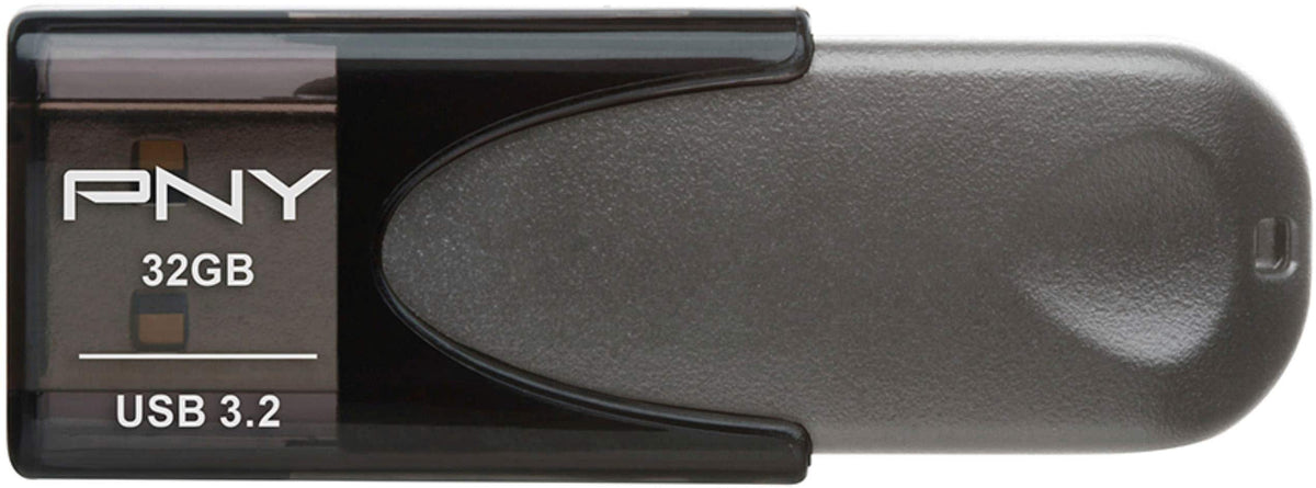 PNY - Elite Turbo Attache 4 32GB USB 3.2 Flash Drive - Gray