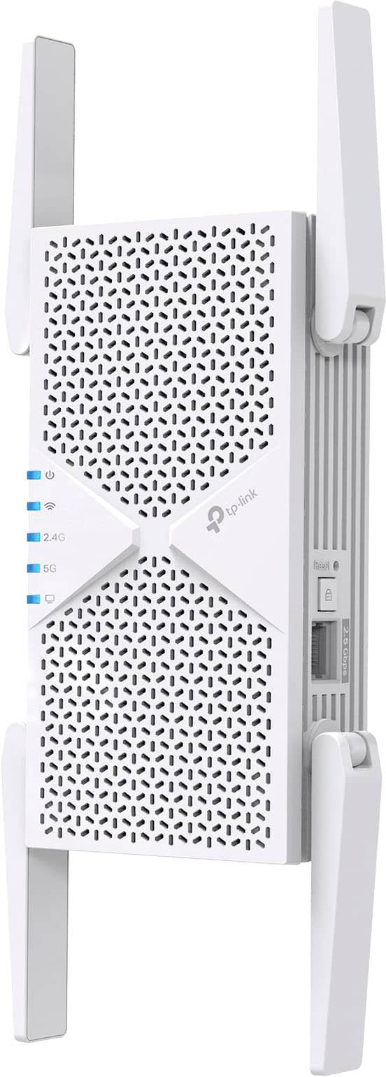 TP-Link - BE6500 Wi-Fi 7 Range Extender - White