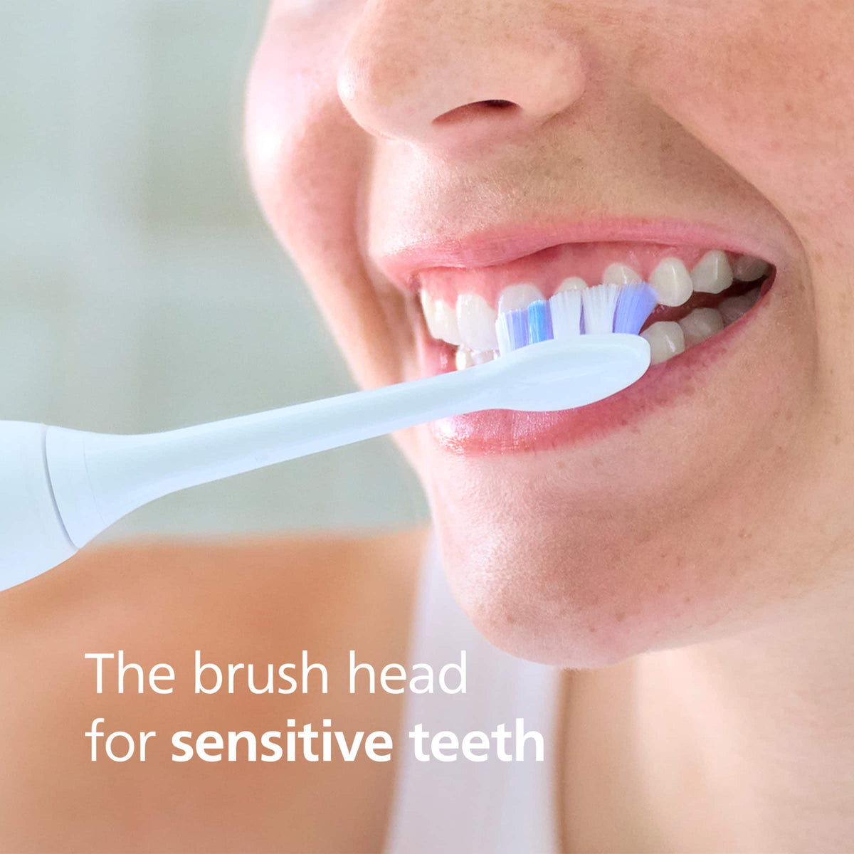 Philips Sonicare - S2 Sensitive - Replacement Toothbrush Heads, 6 Pack, HX6056/77 - White