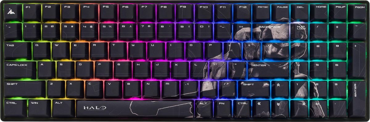 Higround - Basecamp 96+ 96% Wired Mechanical Lubed TTC Neptune Switch Gaming Keyboard with RGB Backlighting - Halo - Sniper Evolved