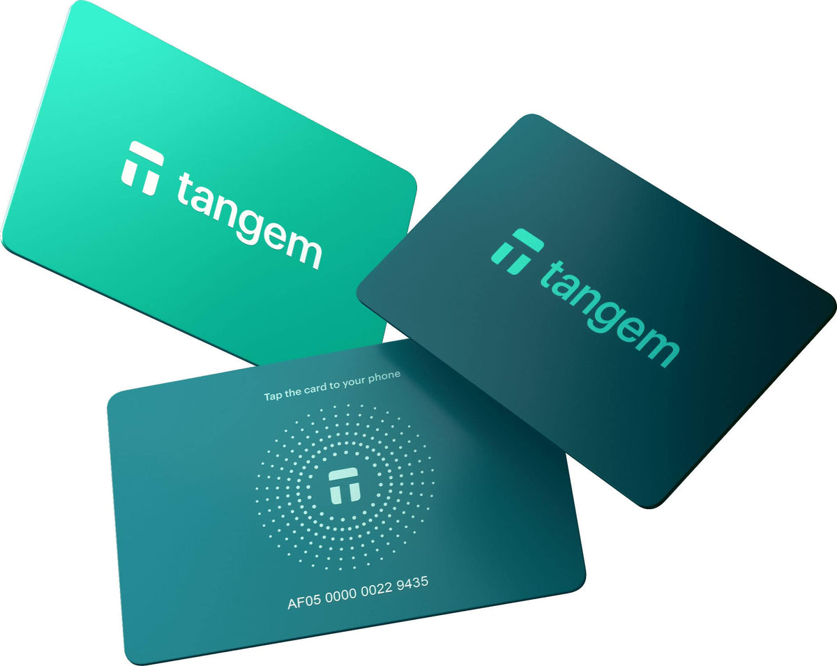 Tangem - Wallet Electra Sea - 3 pack - Green