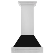 ZLINE - 30 inches - Externally Vented - Wall Range Hood - Black Matte