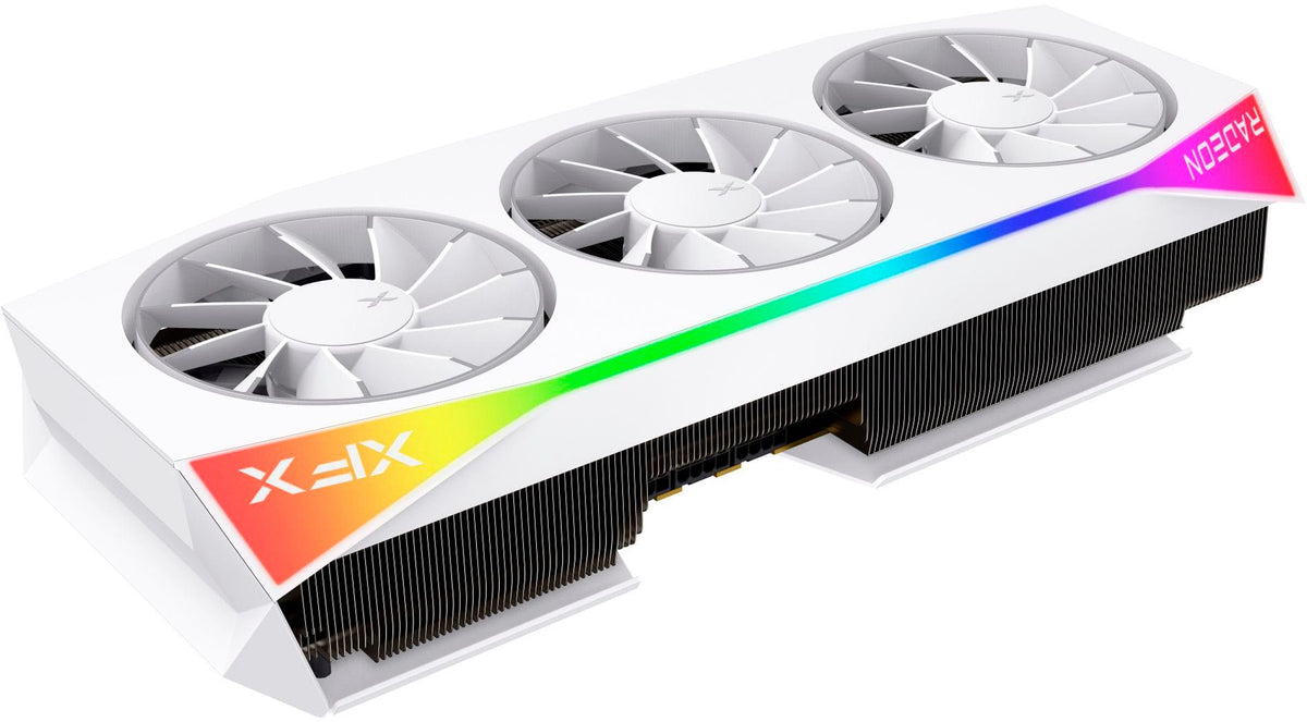 XFX - Mercury AMD Radeon RX 9070XT OC Magnetic Air Edition 16GB GDDR6 PCI Express 5.0 Gaming Graphics Card with RGB - White