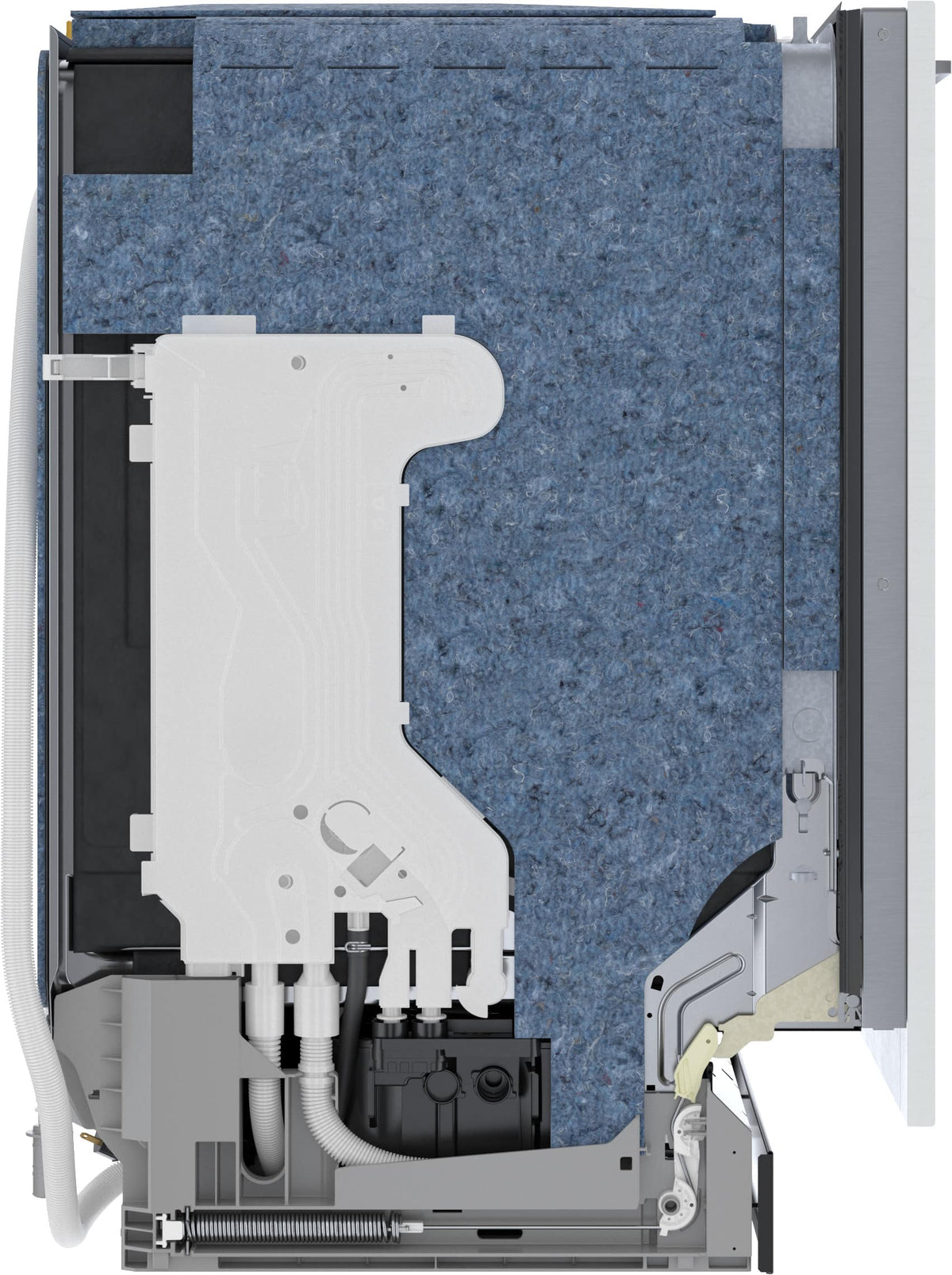Bosch - Benchmark Series 24" Top Control Smart Built-In Stainless Steel Tub Dishwasher with 3rd Rack and RackMatic, 39 dBA - Custom Panel Ready