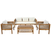 Patio Set Outdoor With Coffee Table And Cushions