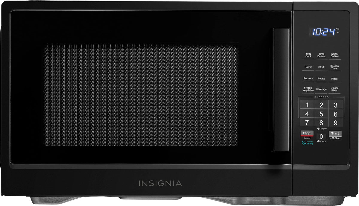 Insignia™ - 1.1 Cu. Ft. Countertop Microwave - Black
