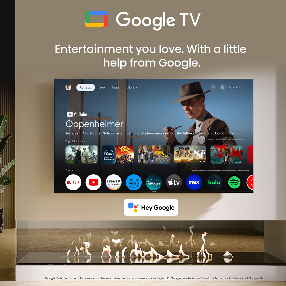 Hisense - 65" Class U6 Series Mini-LED 4K UHD QLED Smart Google TV (2024)
