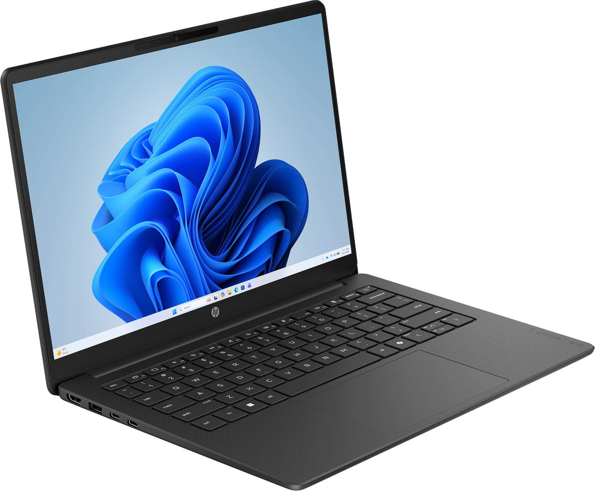 HP - OmniBook 3 - 14" 2K Touchscreen Laptop - Intel Core 3 304 (2026) - 8GB Memory - 128GB UFS - Jet Black