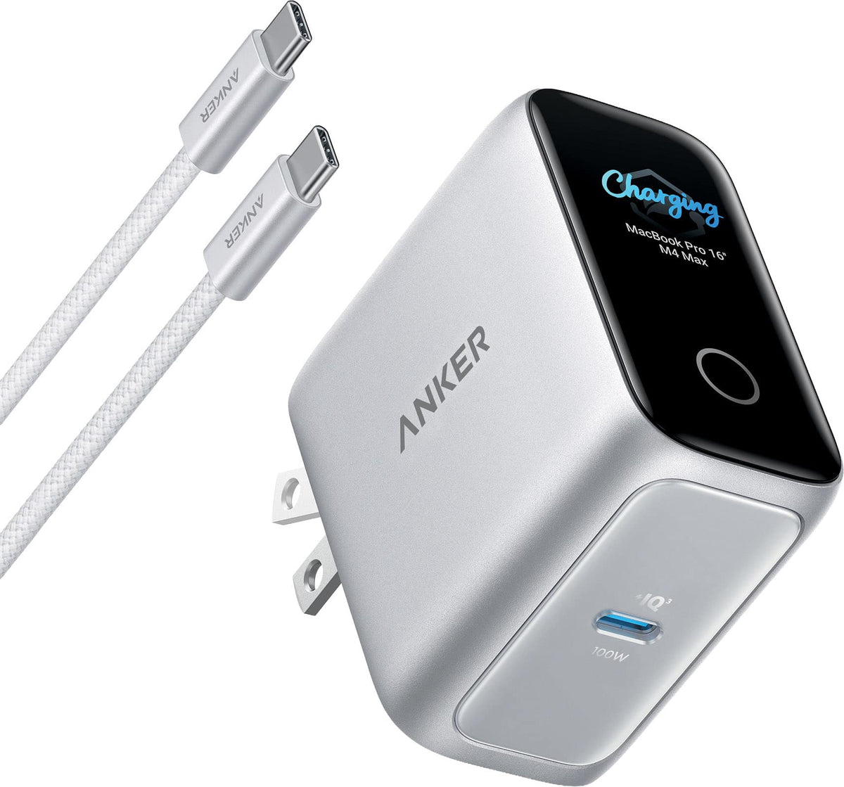 Anker - Laptop Charger Pro Silver - Silver