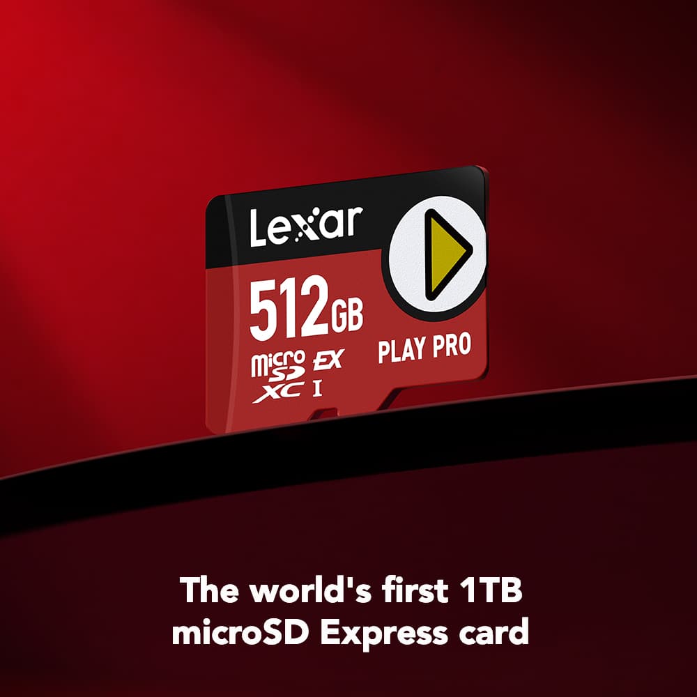 Lexar - PLAY PRO microSD Express Card 512 GB