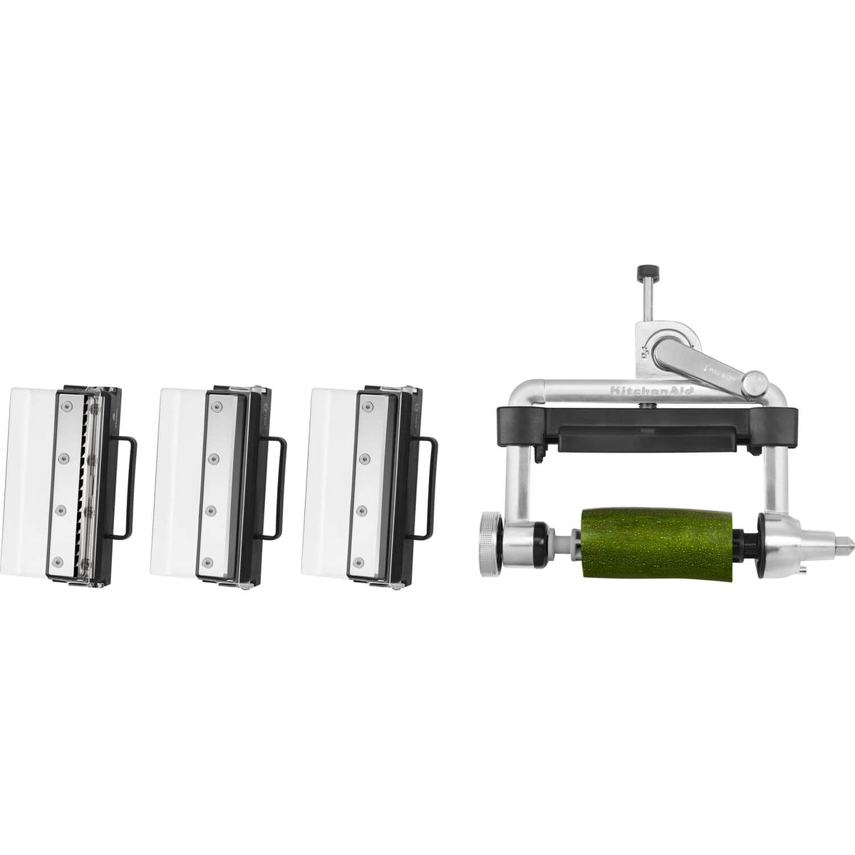 KitchenAid - Vegetable Sheet Cutter Attachment with Noodle Blade - Stainless Steel