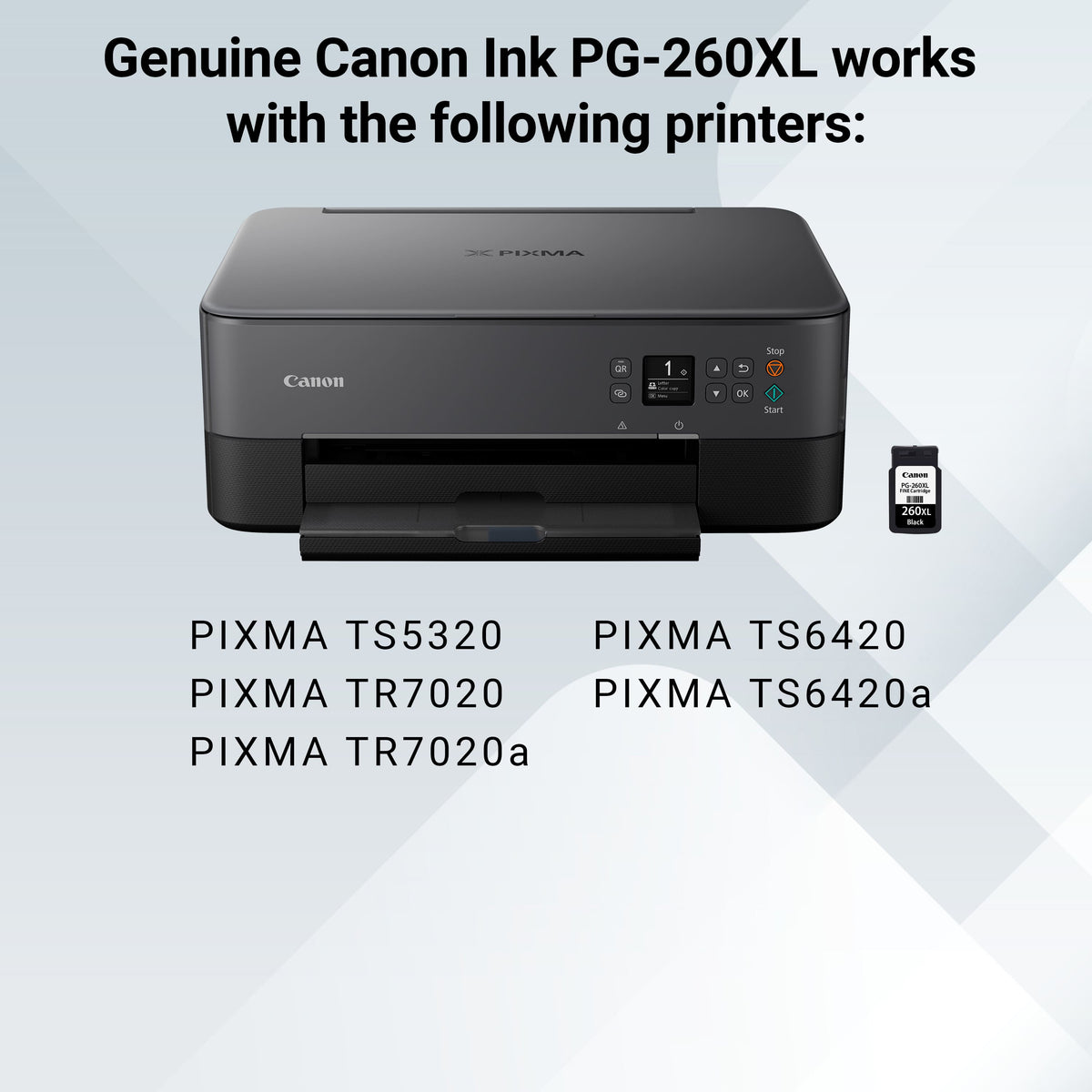Canon - 260XL High-Yield Ink Cartridge - Black