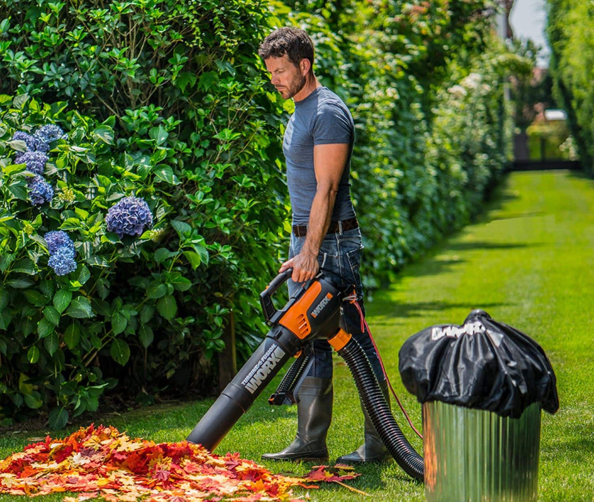 WORX - LeafPro Universal Leaf Collection System - Black