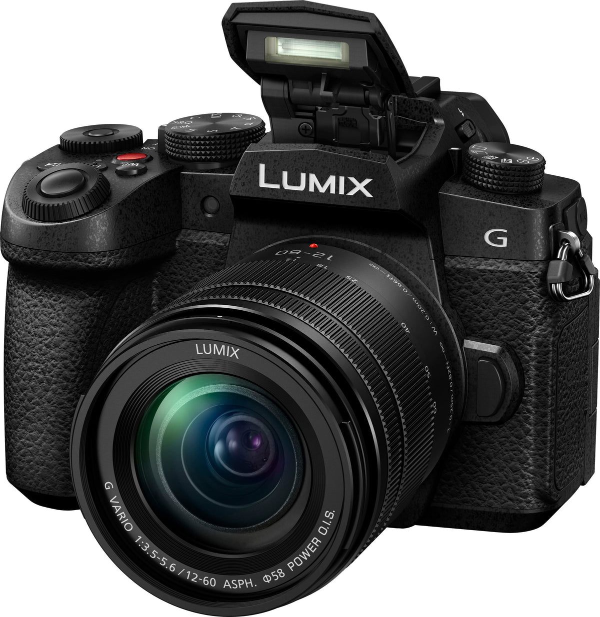 Panasonic - LUMIX G97 Compact Hybrid Micro Four Thirds Mirrorless Camera with LUMIX G VARIO 12-60mm / F3.5-5.6 lens - Black