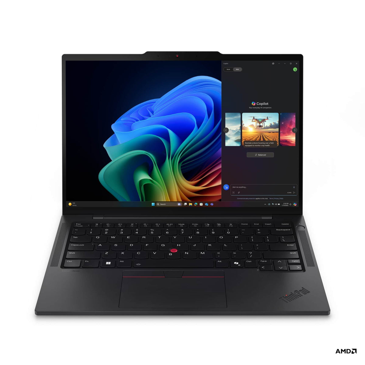 Lenovo - ThinkPad T14s Gen 6 Copilot+ PC 14" Laptop - Latest Model - AMD Ryzen AI 7 PRO 350 - 16GB Memory - 512GB SSD - Black